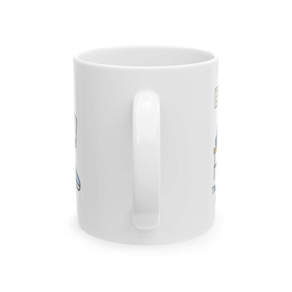 School Secretary Coffee Mug - The Forgotten-Lunch Table Is Full Front Office Gift Mug