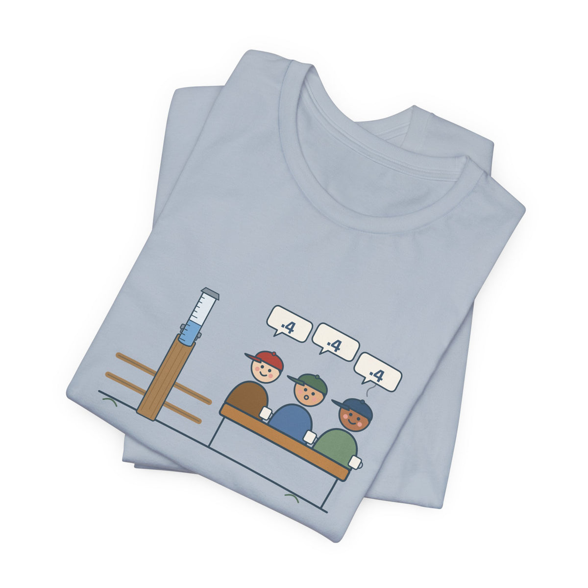 Farmer T-Shirt - Four-Tenths in the Gauge. The Whole Co-op Knows. Rain Gauge Tee