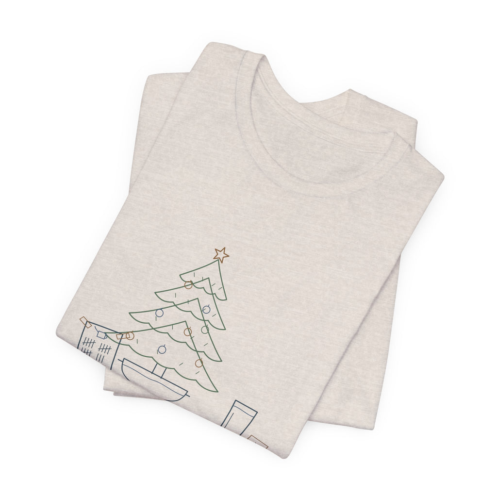 Christmas Tree T-Shirt - The Tree Drank More Water Than I Did Funny Holiday Tee