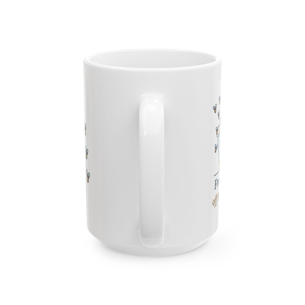 Large 15oz Fruit Fly Mug for a High School Biology Teacher - Census Off by a Few Hundred