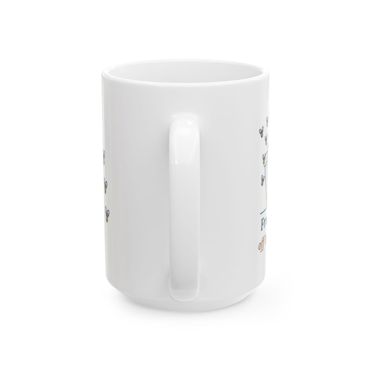 Large 15oz Fruit Fly Mug for a High School Biology Teacher - Census Off by a Few Hundred