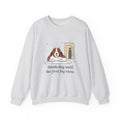 Saint Bernard Winter Crewneck Sweatshirt - Inside Dog Until the First Big Snow Big Dog Gift