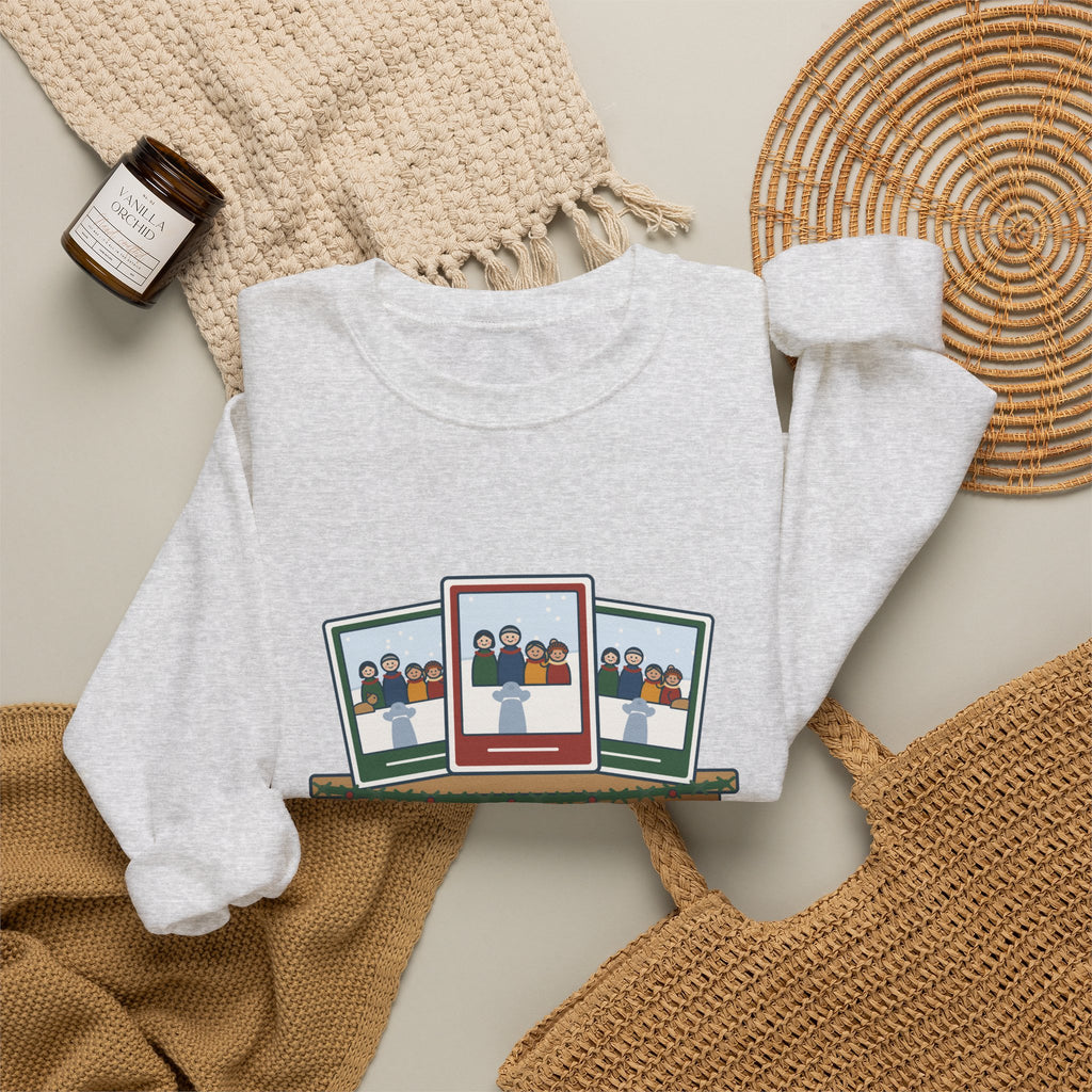 Family Photographer Crewneck Sweatshirt - Photographer of Every Christmas Card, Not in One