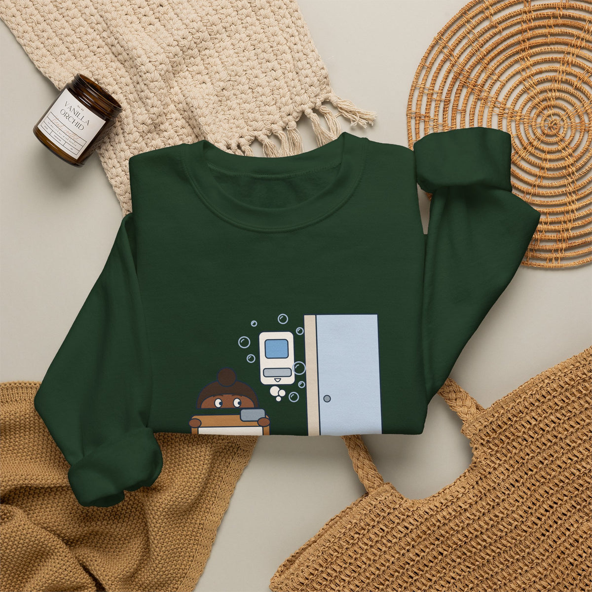 Infection Preventionist Crewneck Sweatshirt - Foam In. Foam Out. I'm Counting.
