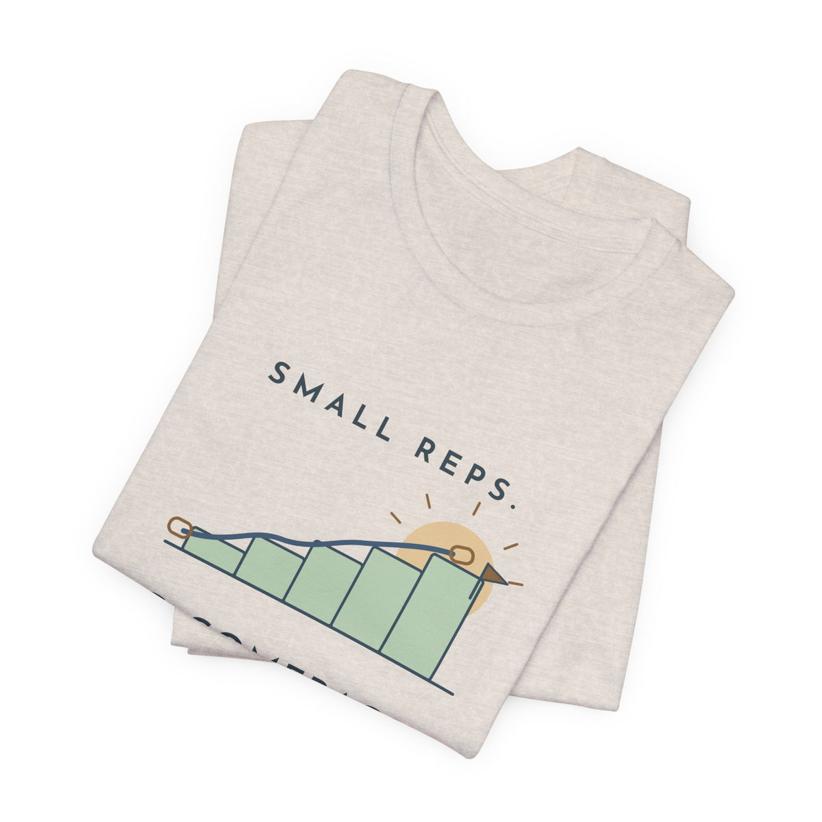 PT and OT T-Shirt - Small Reps. Big Comebacks. Physical Therapist Clinic Day Tee