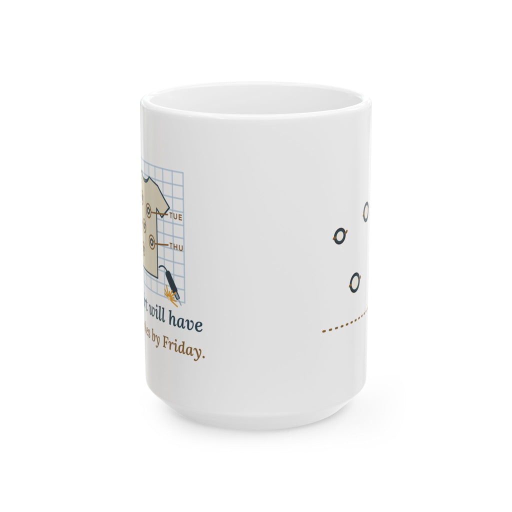 Large 15oz Welder Mug - This Shirt Will Have Spatter Holes by Friday