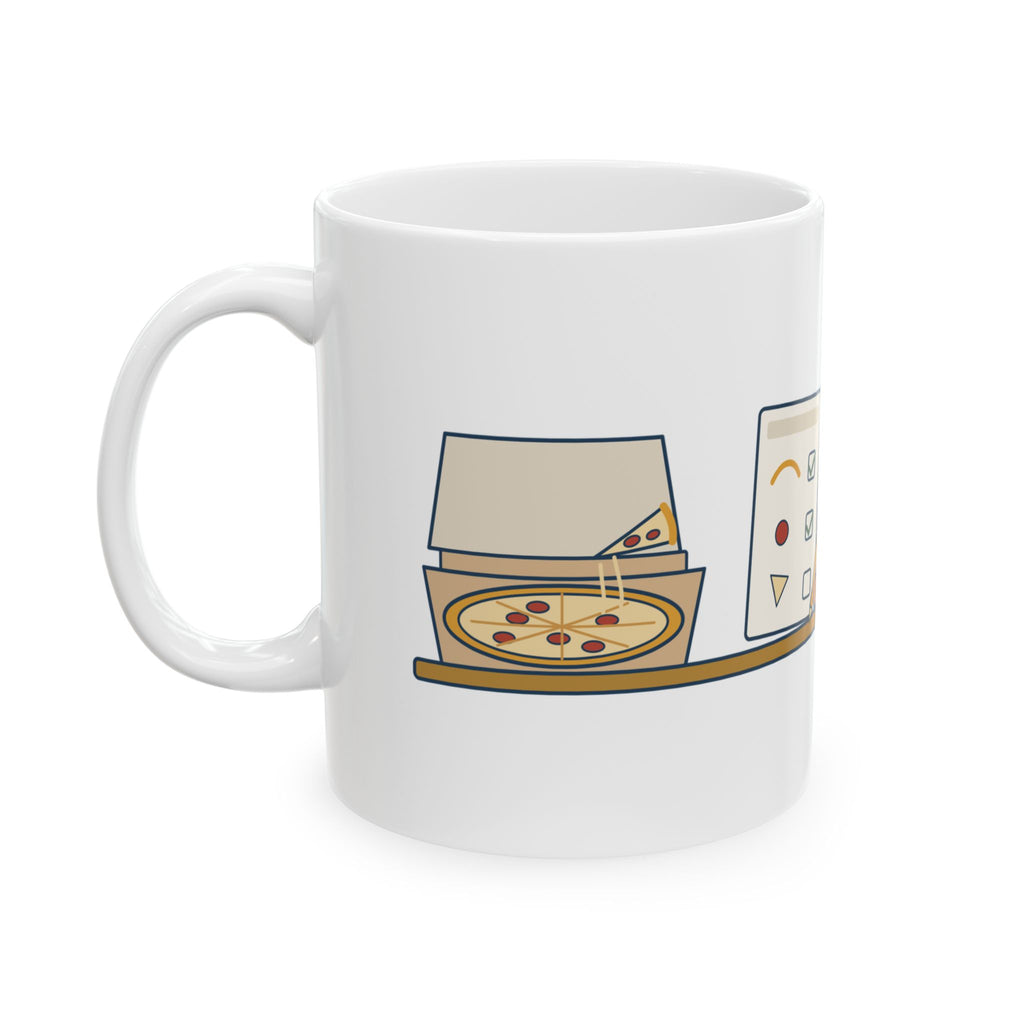 Diabetes Nurse Educator Mug - Pizza Night Is the Carb-Counting Final Exam Coffee Mug