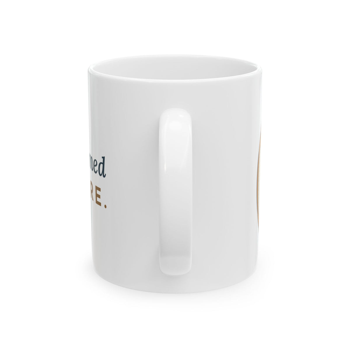 Gray Tabby Cat Coffee Mug - Forehead M Initial, Nature's Own Letter Cat Lover Mug