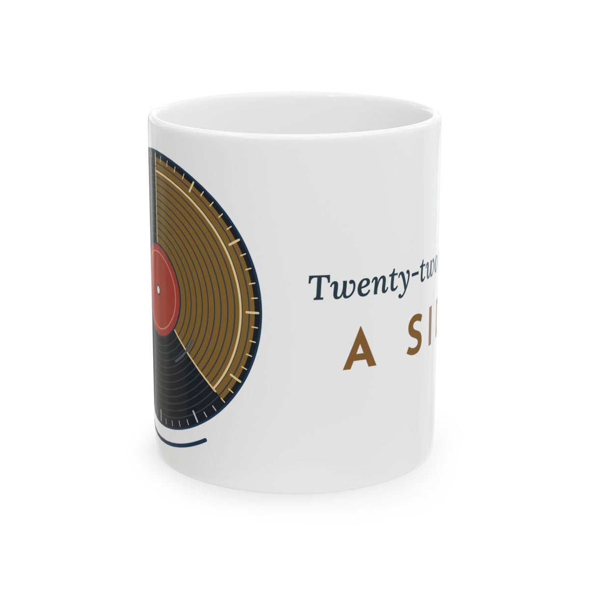 Vinyl Record Coffee Mug - Twenty-Two Minutes a Side Collector Gift Mug