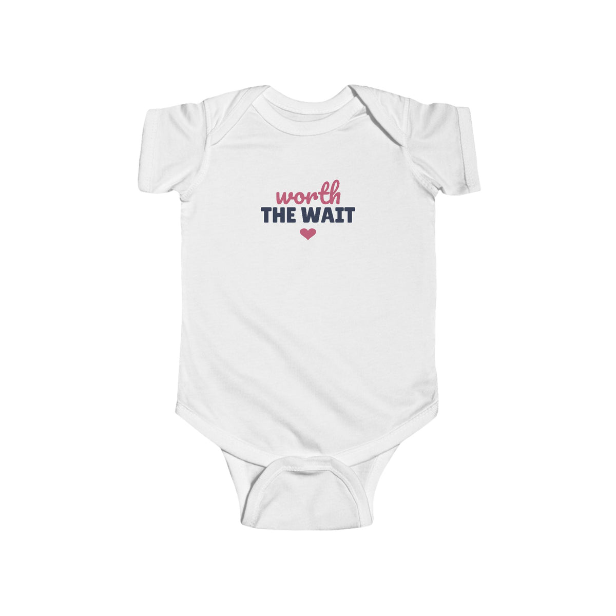Worth the Wait Baby Bodysuit, Rainbow Baby Newborn Outfit