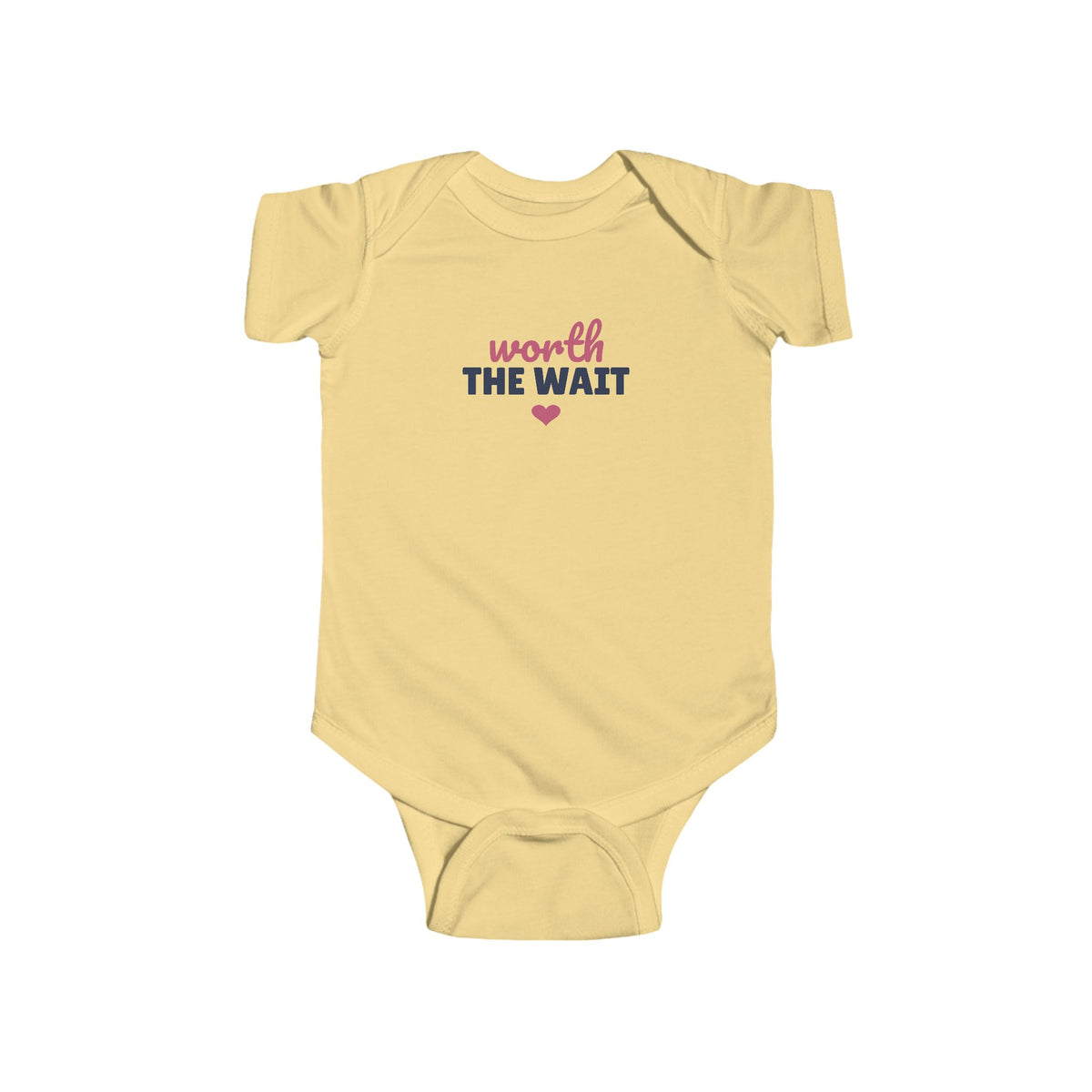 Worth the Wait Baby Bodysuit, Rainbow Baby Newborn Outfit
