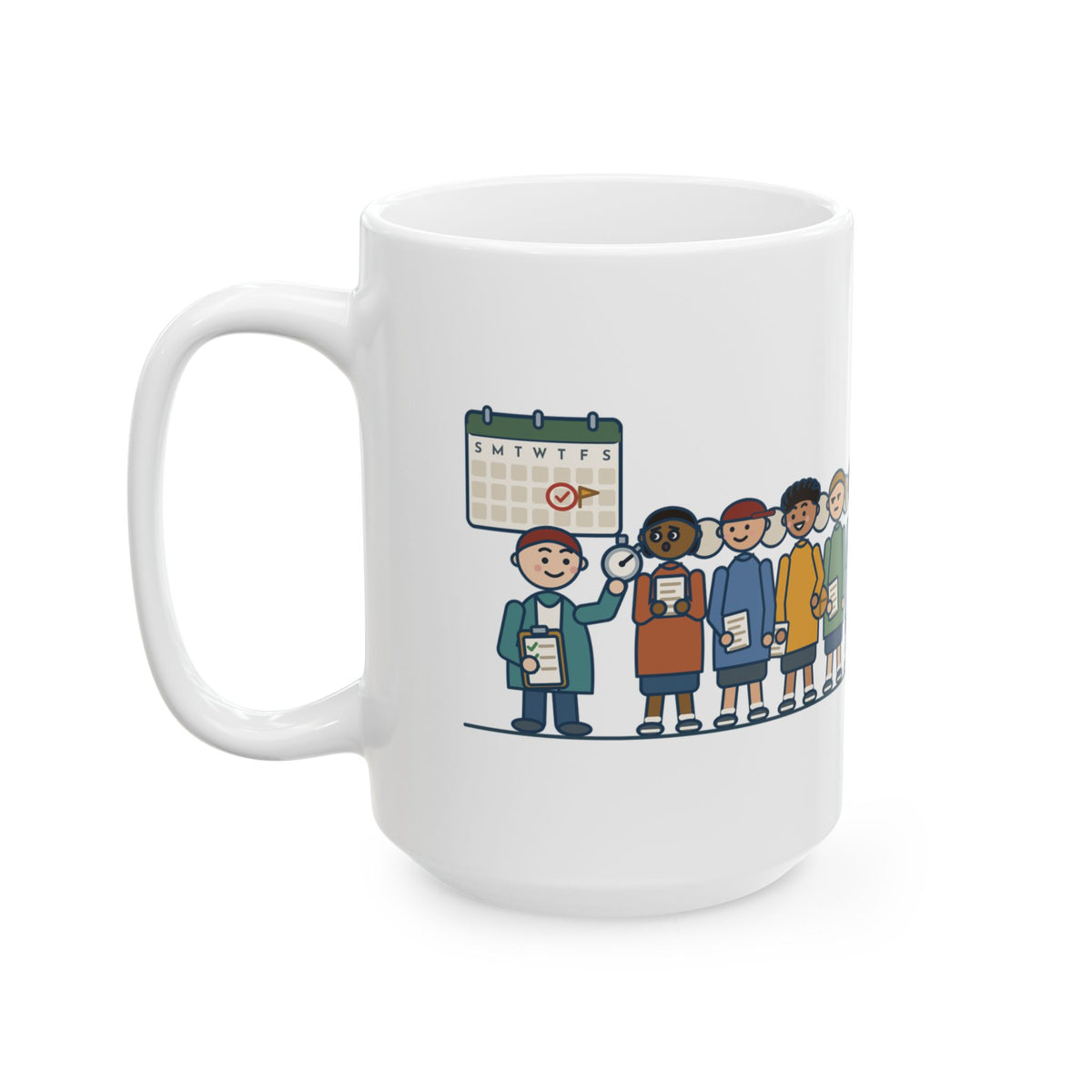 Large Sports Medicine Clinic Nurse Mug 15oz - Season Starts Friday. Forty Physicals Due Thursday.