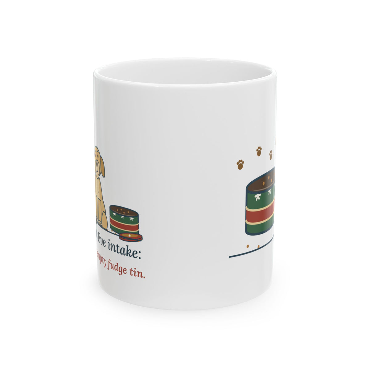Vet ER Tech Coffee Mug - Christmas Eve Intake: One Lab, One Empty Fudge Tin