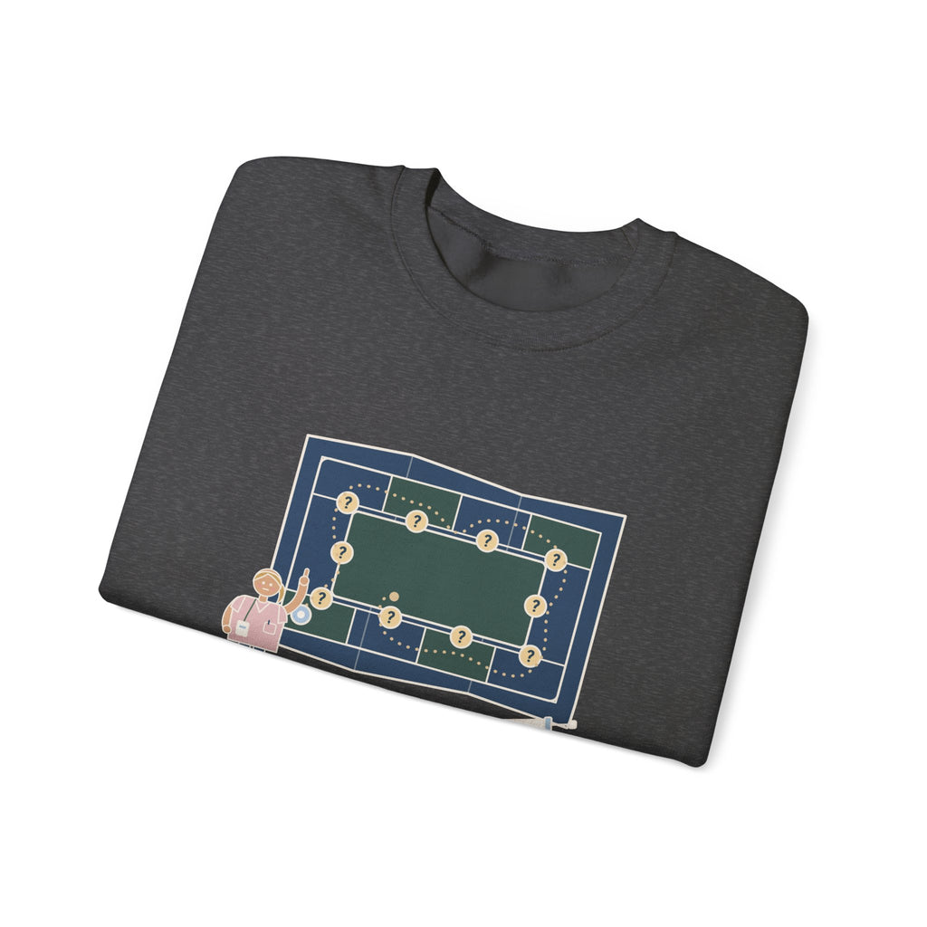 Float Pool Nurse Crewneck Sweatshirt - Where Does This Unit Keep the Flushes?