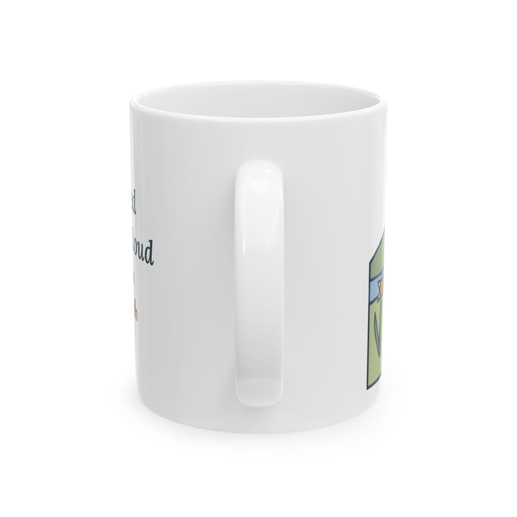 Wordsworth Quote Mug, I Wandered Lonely as a Cloud, Spring Daffodil Meadow Coffee Mug 11oz