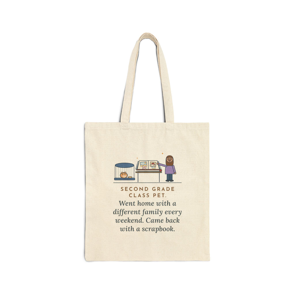 Class Pet Tote Bag, Went Home with a Different Family Every Weekend, Came Back with a Scrapbook, Weekend Scrapbook