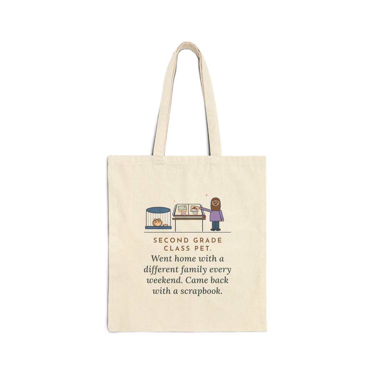 Class Pet Tote Bag, Went Home with a Different Family Every Weekend, Came Back with a Scrapbook, Weekend Scrapbook
