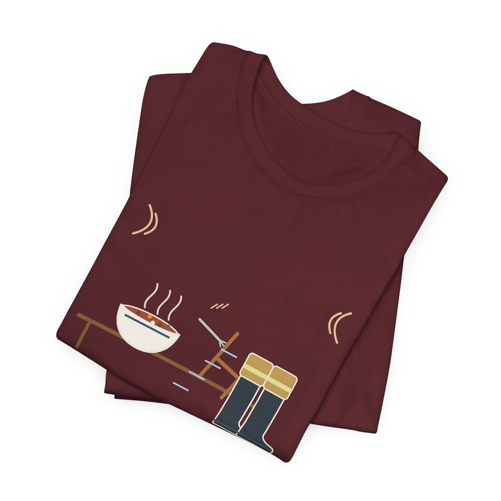 Firefighter T-Shirt - Dinner's Served. Tones Just Dropped. Funny Firehouse Tee