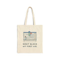 Compounding Pharmacy Tech Tote Bag - Don't Block My First Air