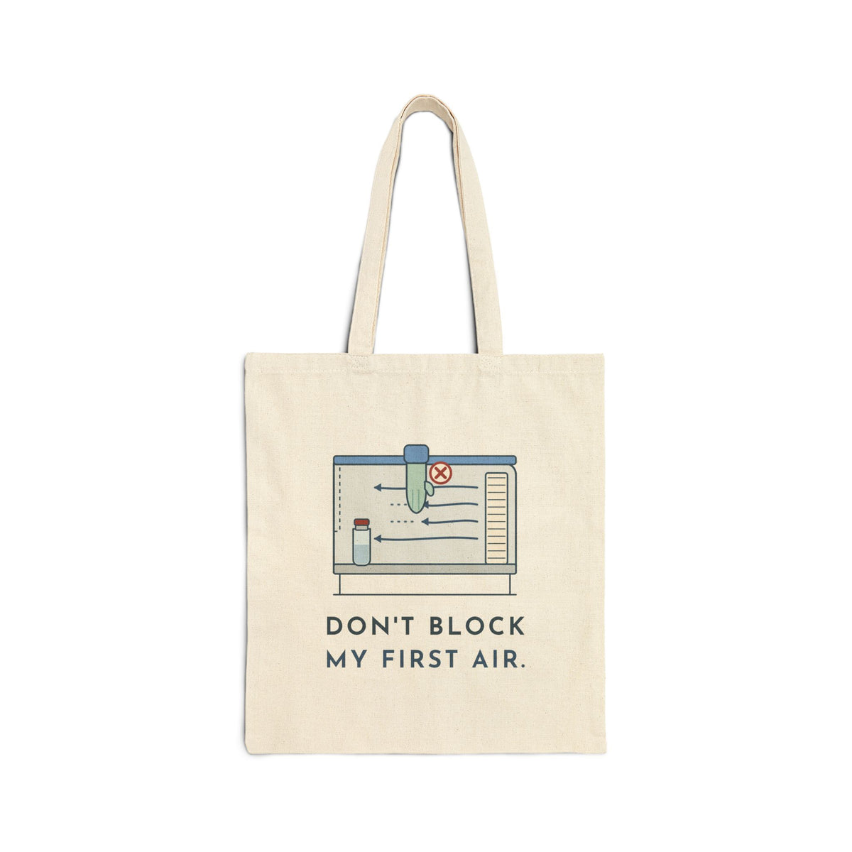 Compounding Pharmacy Tech Tote Bag - Don't Block My First Air