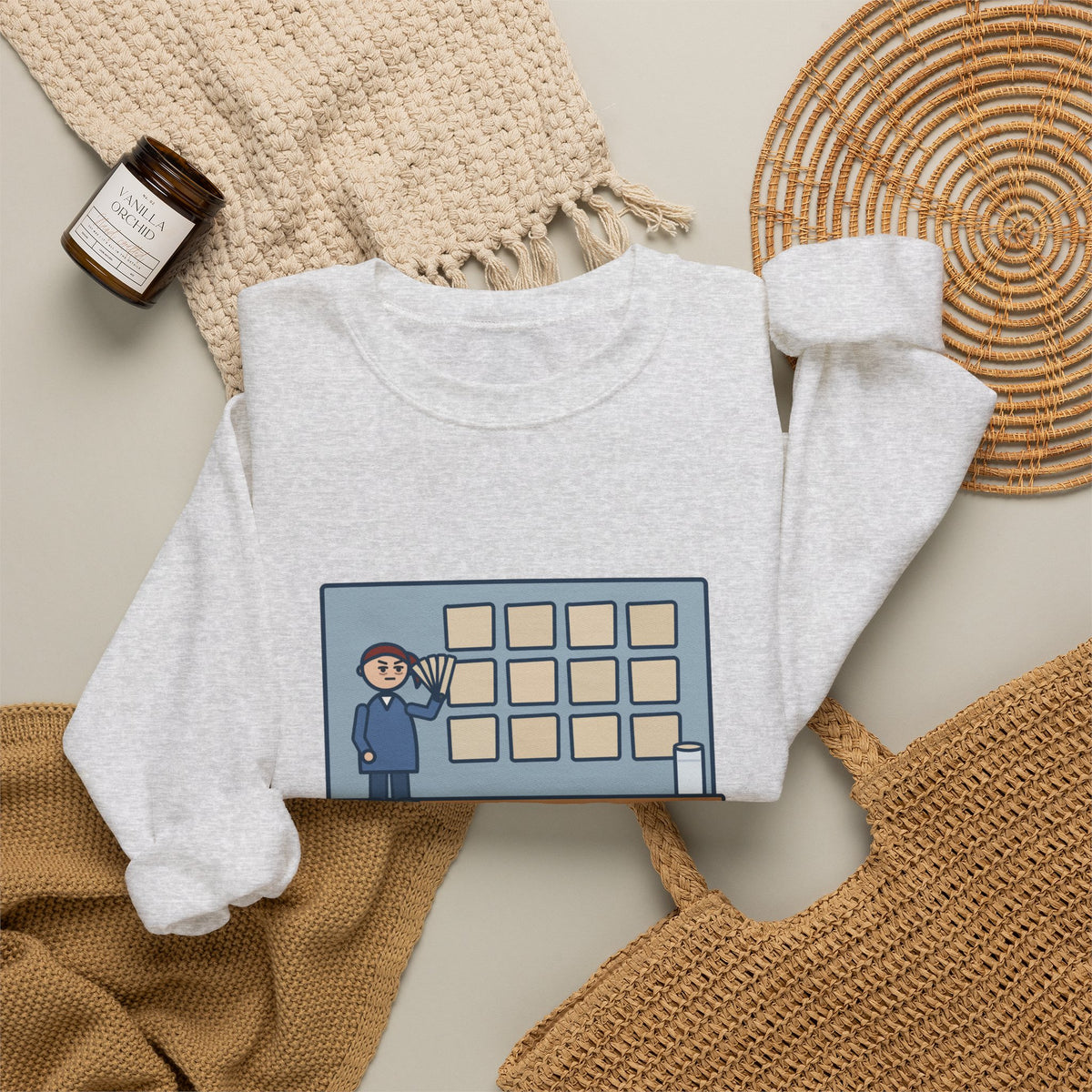 Paint Color Sweatshirt, Spent an Hour Picking One, All Twelve Samples Were Beige, Funny Sample Wall Crewneck