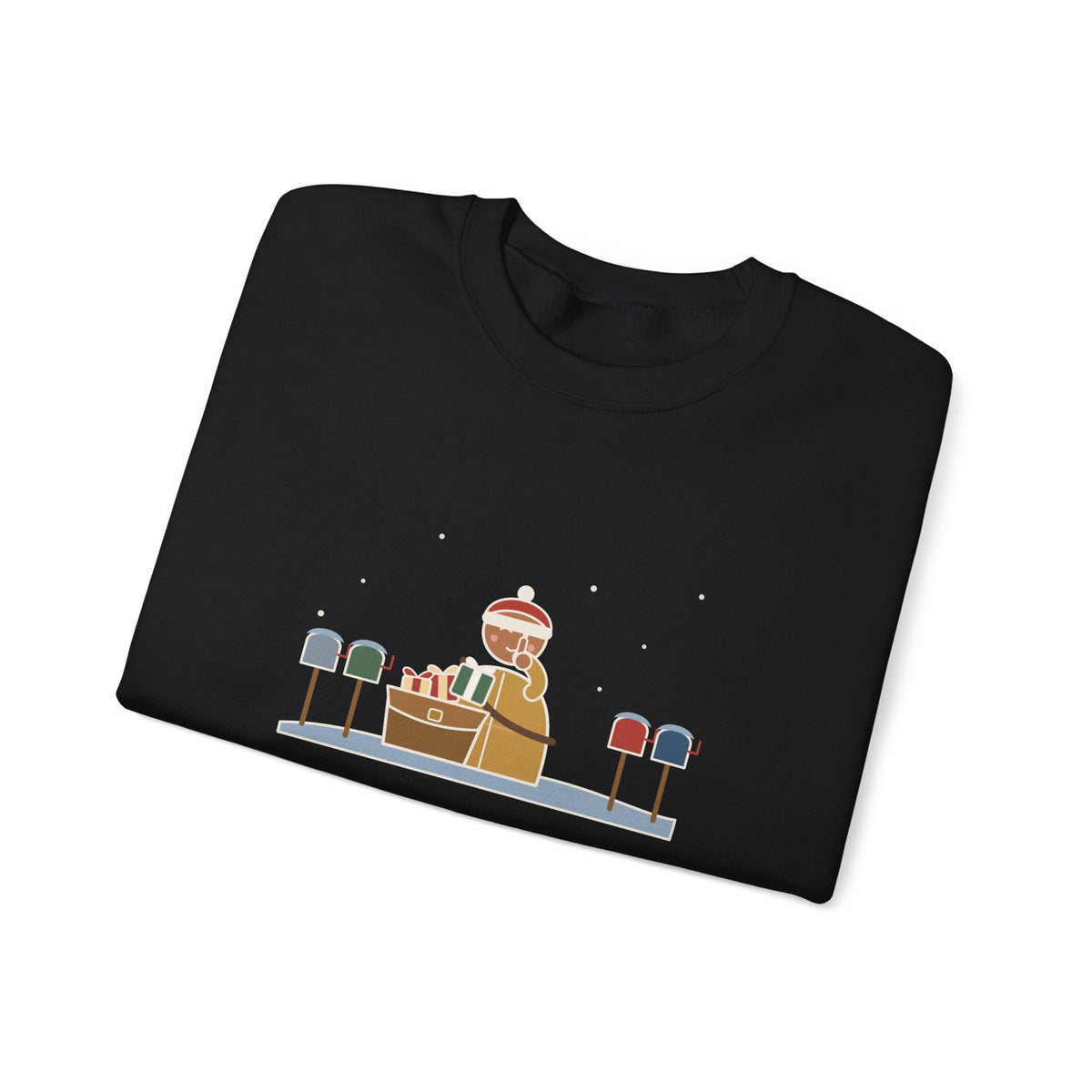 Mail Carrier Christmas Crewneck Sweatshirt - I Know Every Gift on Your List. I'm Not Telling
