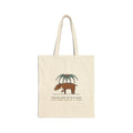 Bull Terrier Tote Bag - Trancing Under the Ferns Again Plant and Dog Lover Canvas Tote