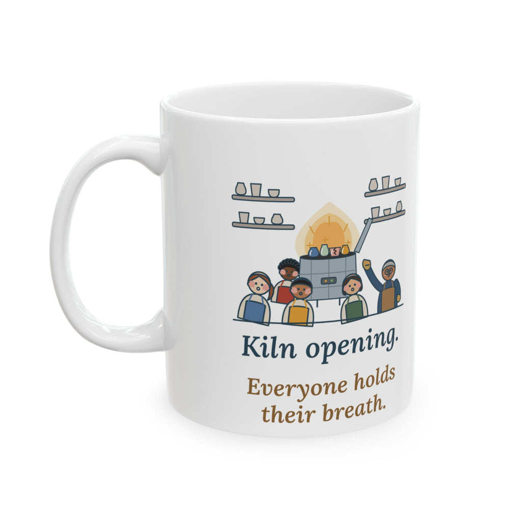 High School Ceramics Teacher Coffee Mug - Kiln Opening Suspense