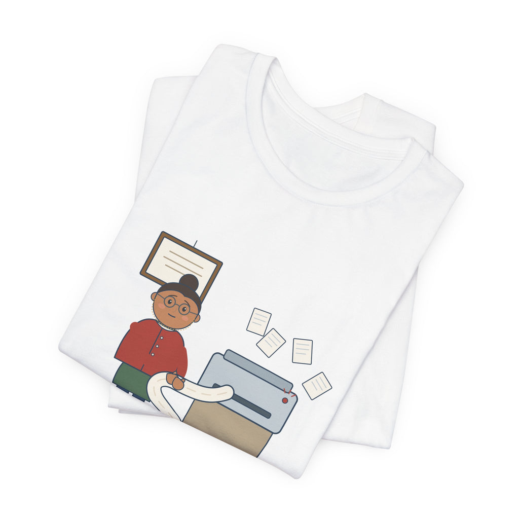 Public Library Librarian T-Shirt - Master's Degree. Printer Duty. Funny Library Tee