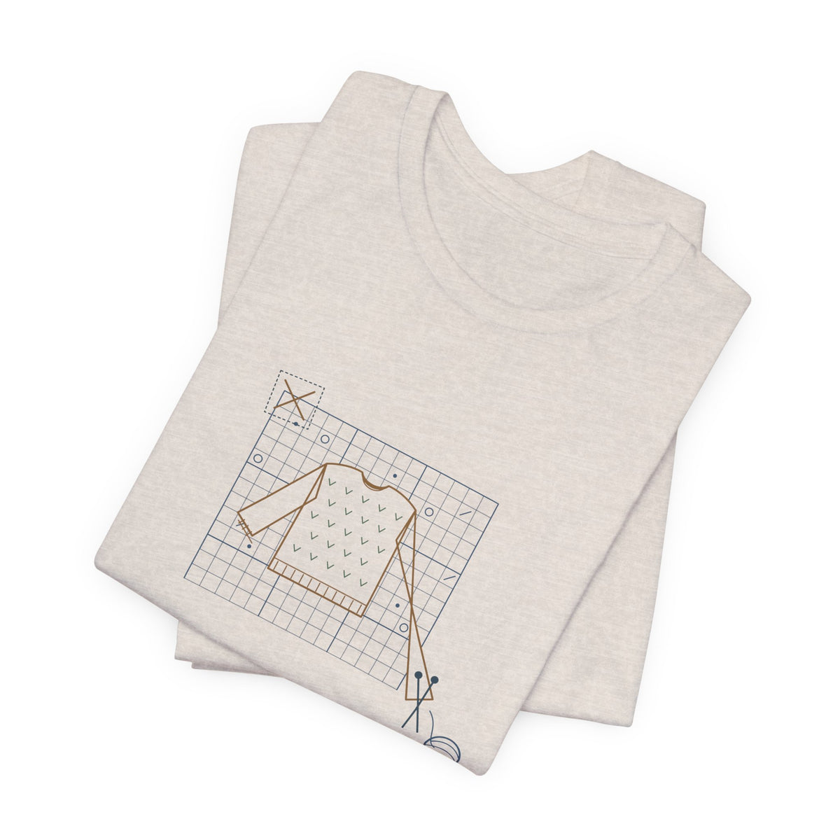 Knitting T-Shirt - Gauge Swatch: Skipped. Consequences: Pending. Knitter Tee