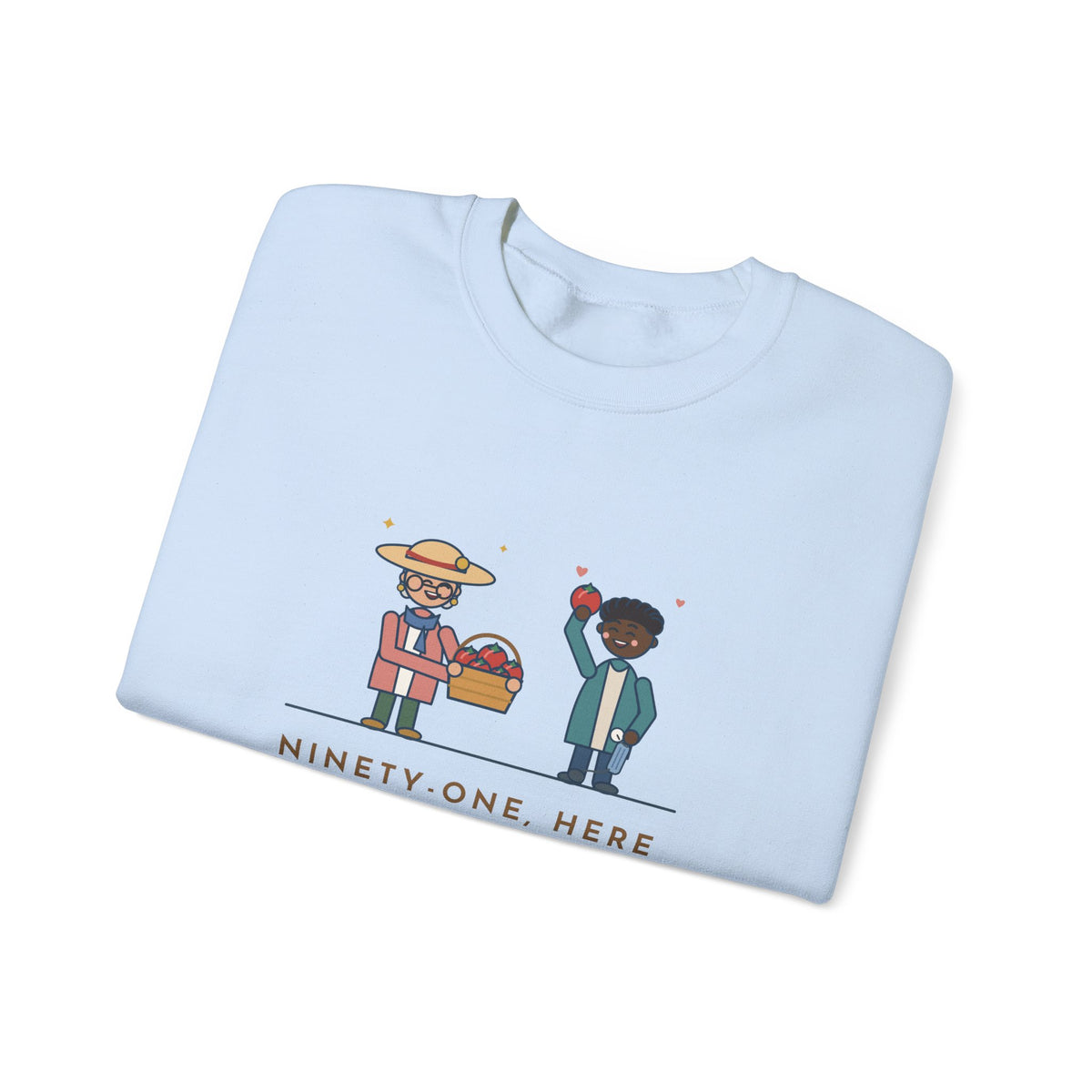 Geriatric Primary Care Nurse Crewneck Sweatshirt - Checkup Day Garden Tomatoes Gift
