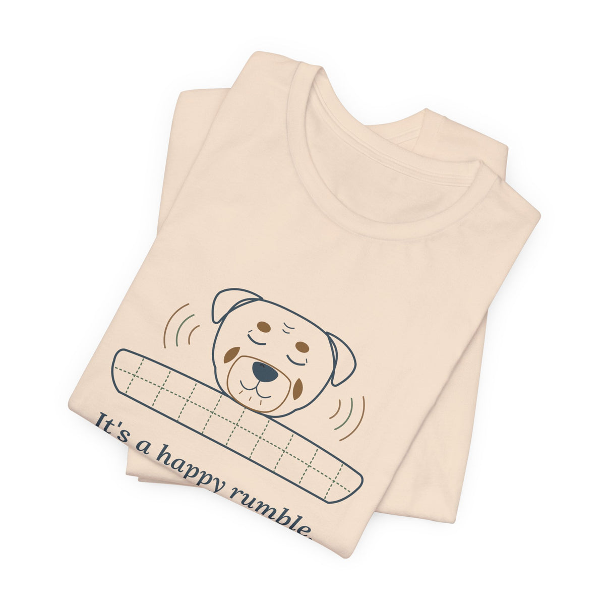 Rottweiler T-Shirt - It's a Happy Rumble, I Promise Gentle Rottie Owner Tee