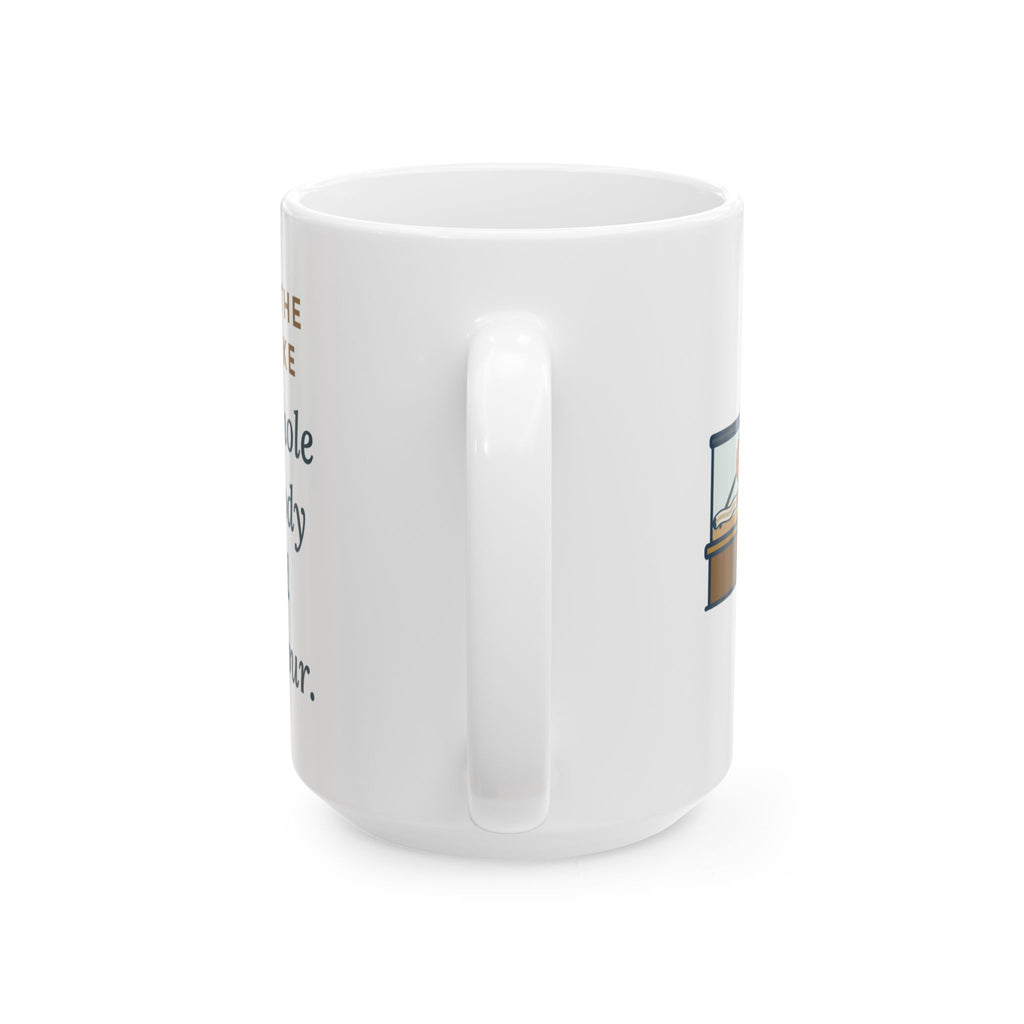 Large Zoology Teacher Mug 15oz - Quiz Paused for the Class Snake Shedding