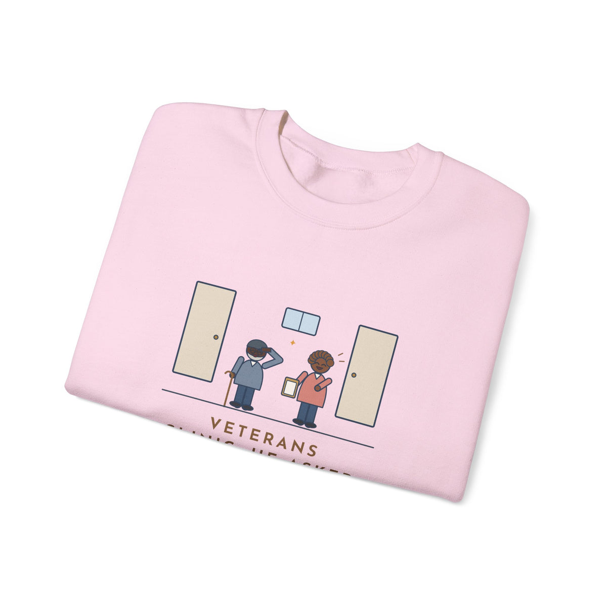 Veterans Clinic Nurse Crewneck Sweatshirt - My Branch Is Nursing