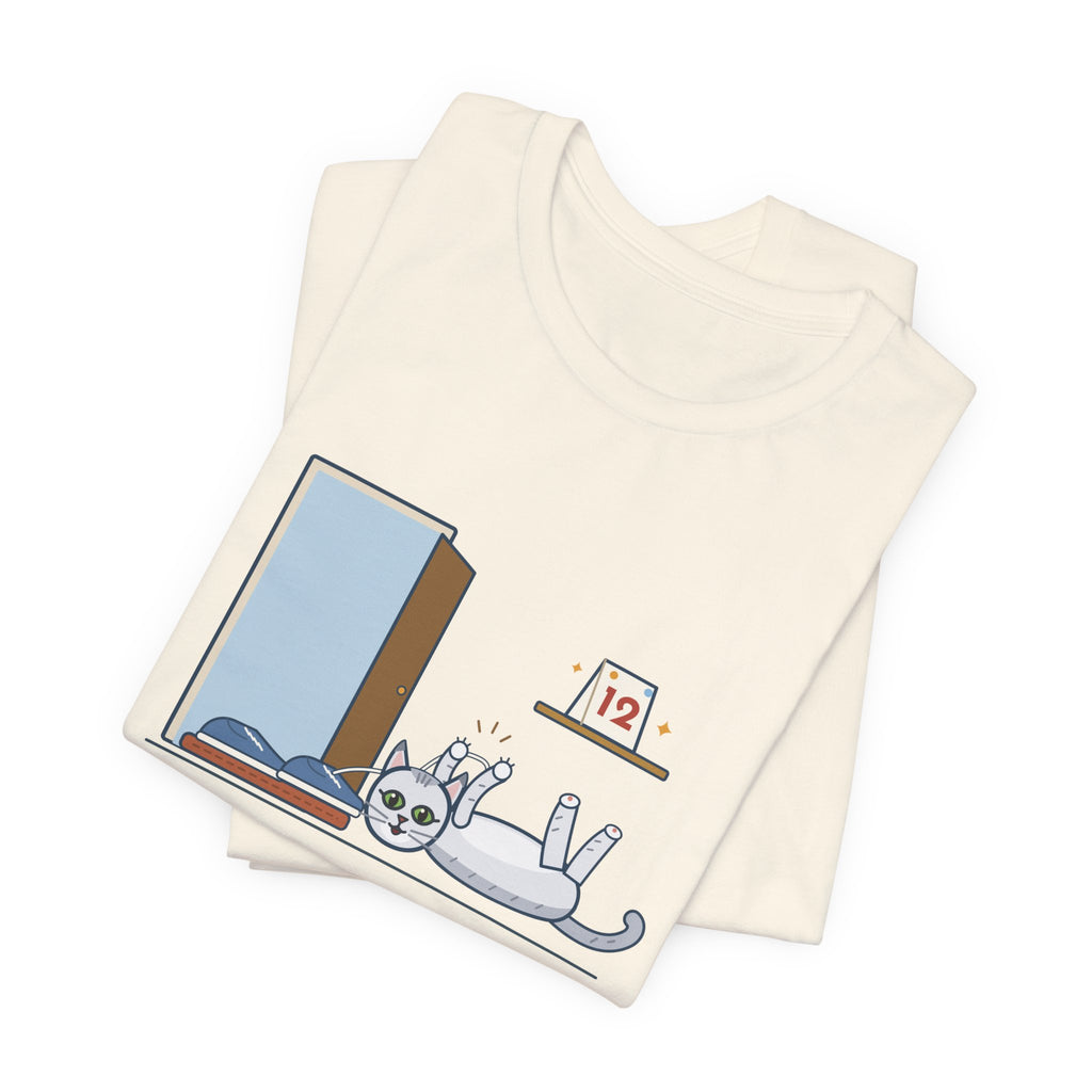 Burmilla Cat T-Shirt - Twelve Years Old, Still Pounces on My Shoelaces Senior Cat Lover Tee