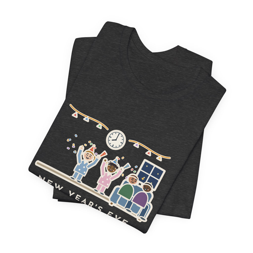 Funny New Year's Eve T-Shirt, With Little Kids, Counted Down at 8:00 and Called It Midnight, Early Countdown Tee