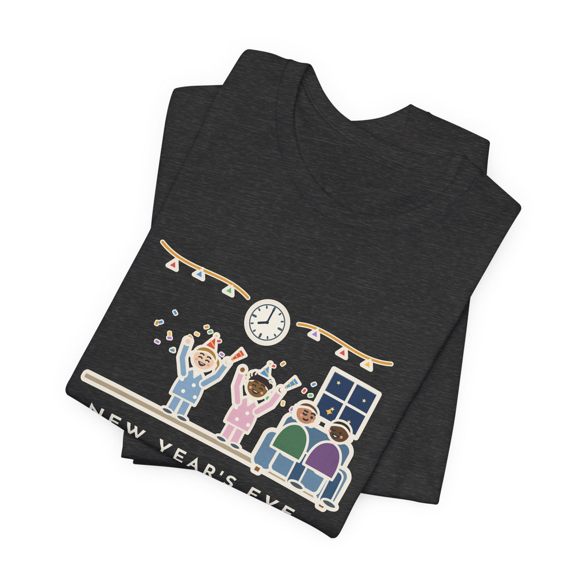 Funny New Year's Eve T-Shirt, With Little Kids, Counted Down at 8:00 and Called It Midnight, Early Countdown Tee
