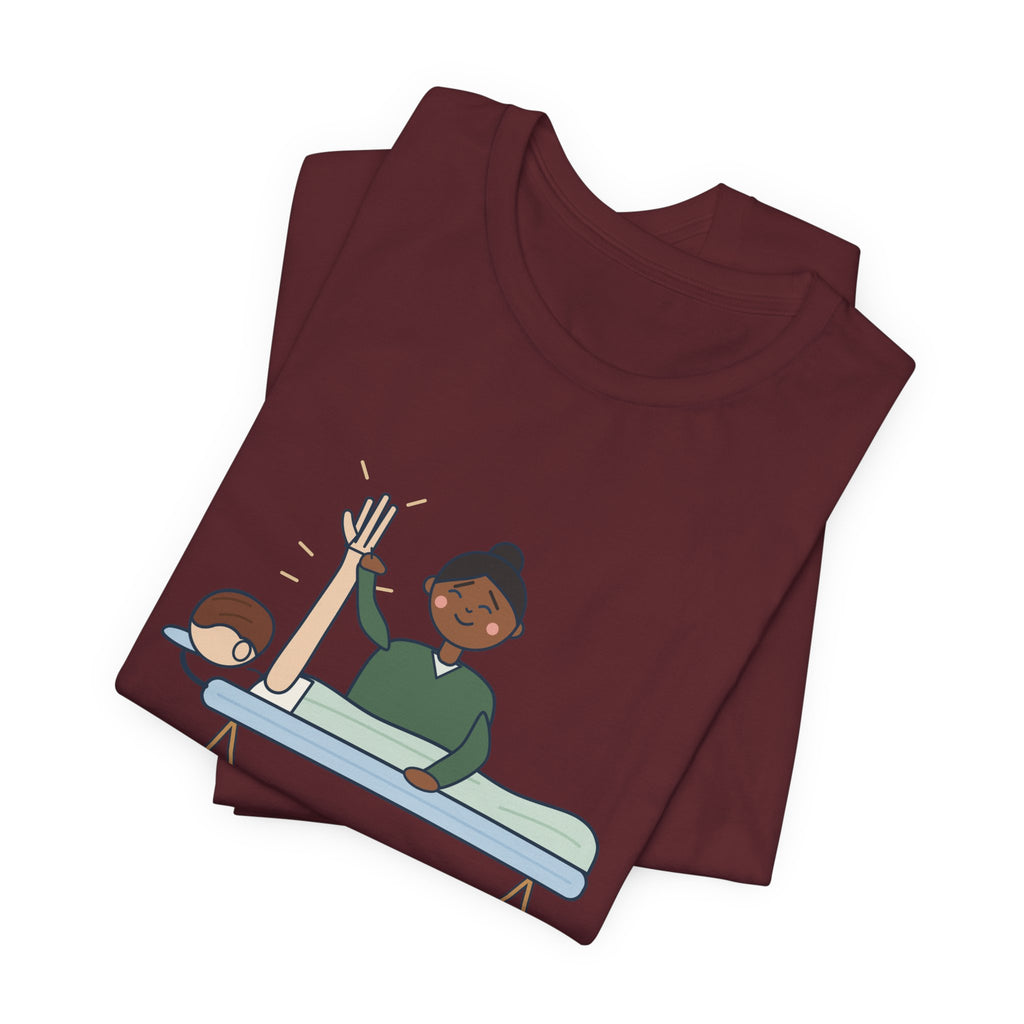 Massage Therapist T-Shirt - You Can Stop Helping Me Lift Your Arm. Funny LMT Tee