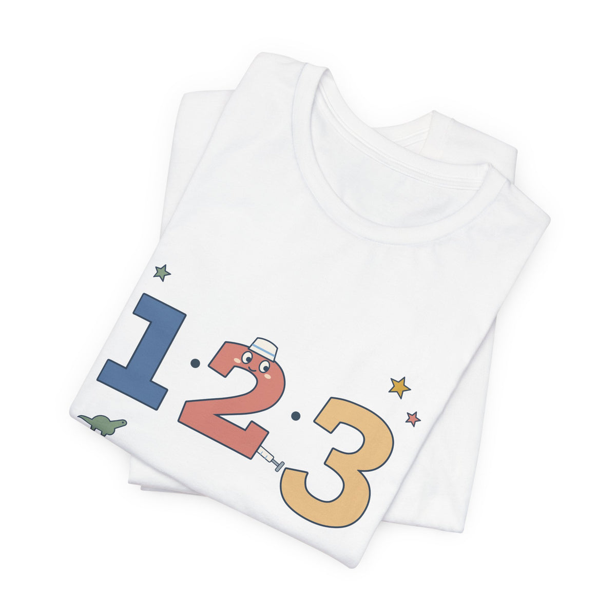 Pediatric Nurse T-Shirt - We Go on Three. I Go on Two. Funny Peds Nurse Tee