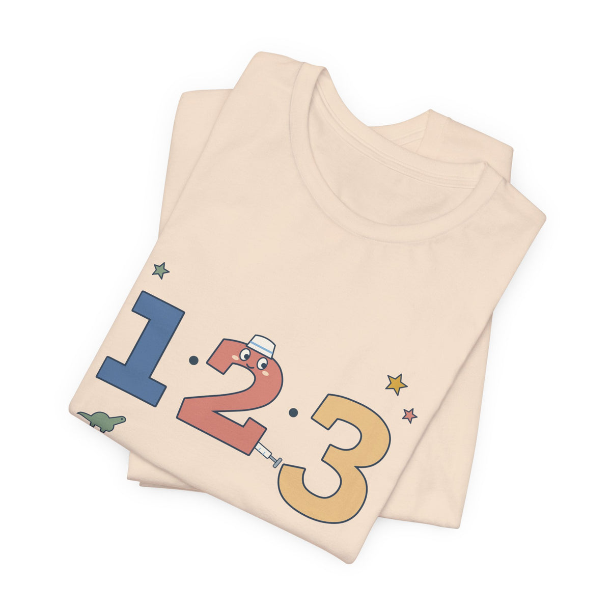 Pediatric Nurse T-Shirt - We Go on Three. I Go on Two. Funny Peds Nurse Tee