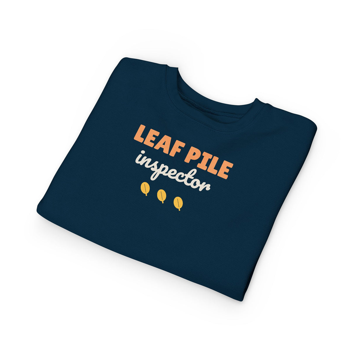 Leaf Pile Inspector Toddler Sweatshirt, Autumn Toddler Crewneck