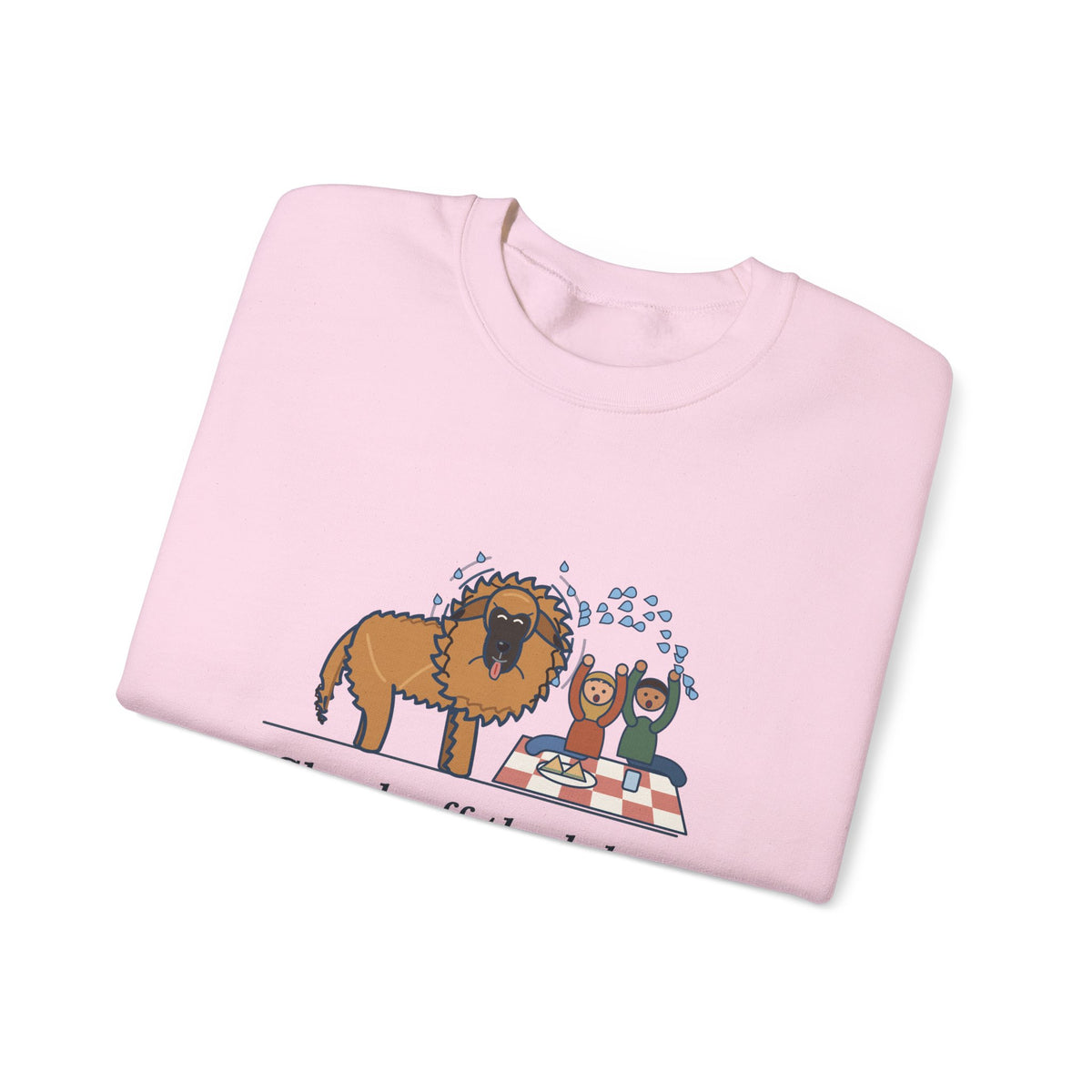 Leonberger Crewneck Sweatshirt - Shook Off the Lake Next to the Picnic