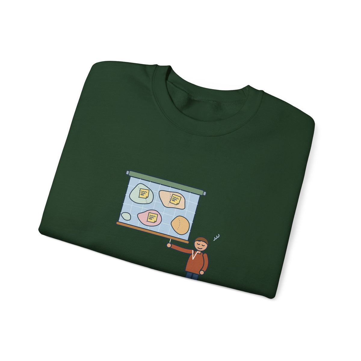 Geography Teacher Crewneck Sweatshirt - Three Countries Renamed Since Printing Classroom Map