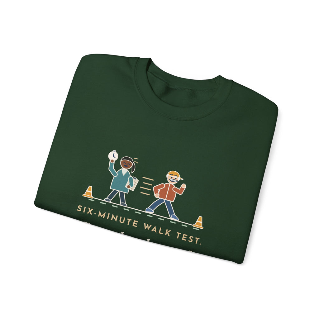 Pulmonary Rehab Nurse Crewneck Sweatshirt - Grandpa Lapped the Nurse