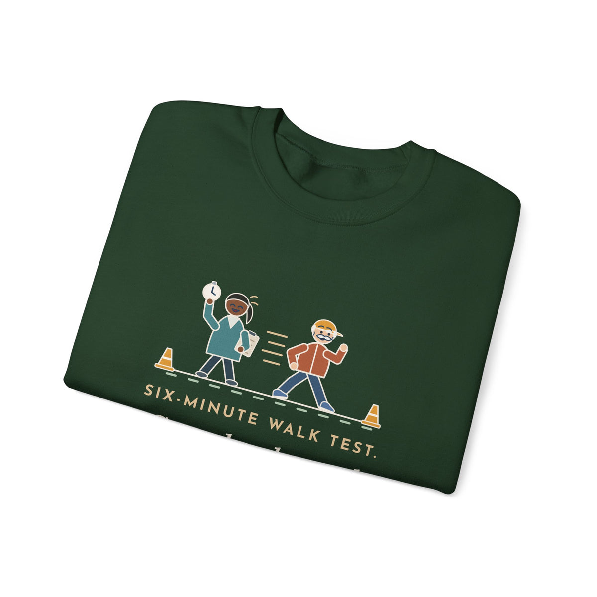 Pulmonary Rehab Nurse Crewneck Sweatshirt - Grandpa Lapped the Nurse
