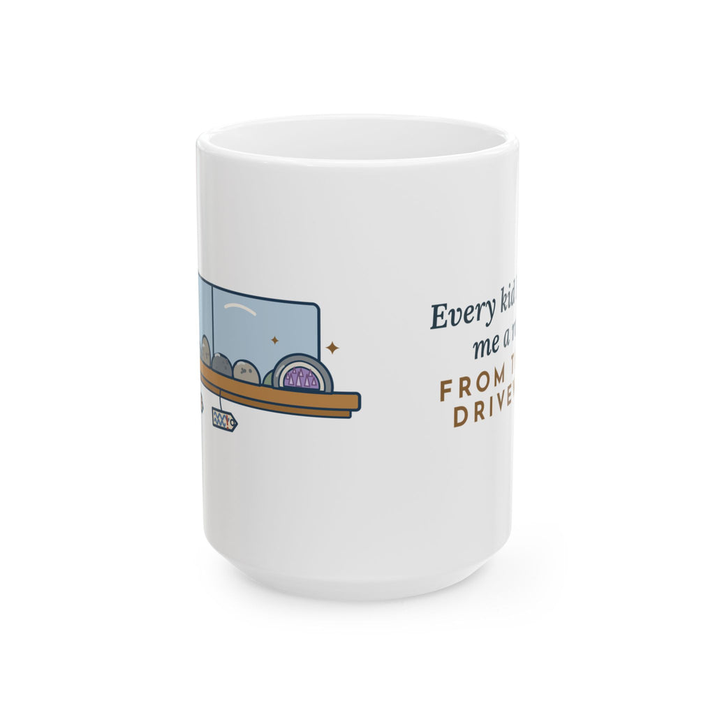 Large 15oz Earth Science Teacher Mug - Driveway Rock Collection and the One Geode