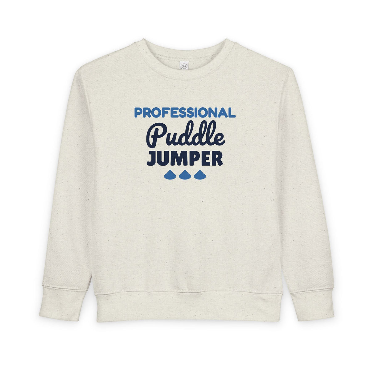 Professional Puddle Jumper Toddler Sweatshirt, Rainy Day Crewneck