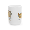Large 15oz Backyard Chickens Mug - She's Been Sitting on a Golf Ball for Three Days