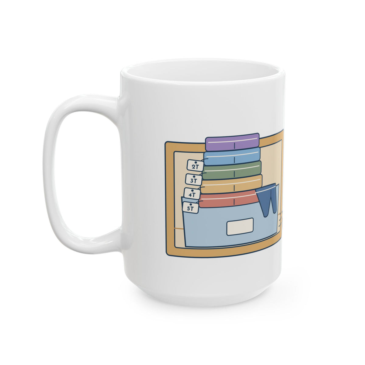 Large 15oz Preschool Teacher Mug - Spare Pants in Every Size Teacher Gift