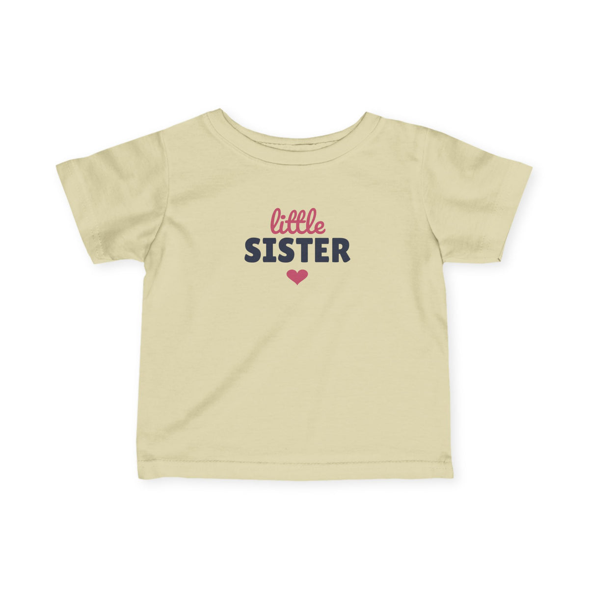 Little Sister Baby T-Shirt, Matching Sibling Infant Tee